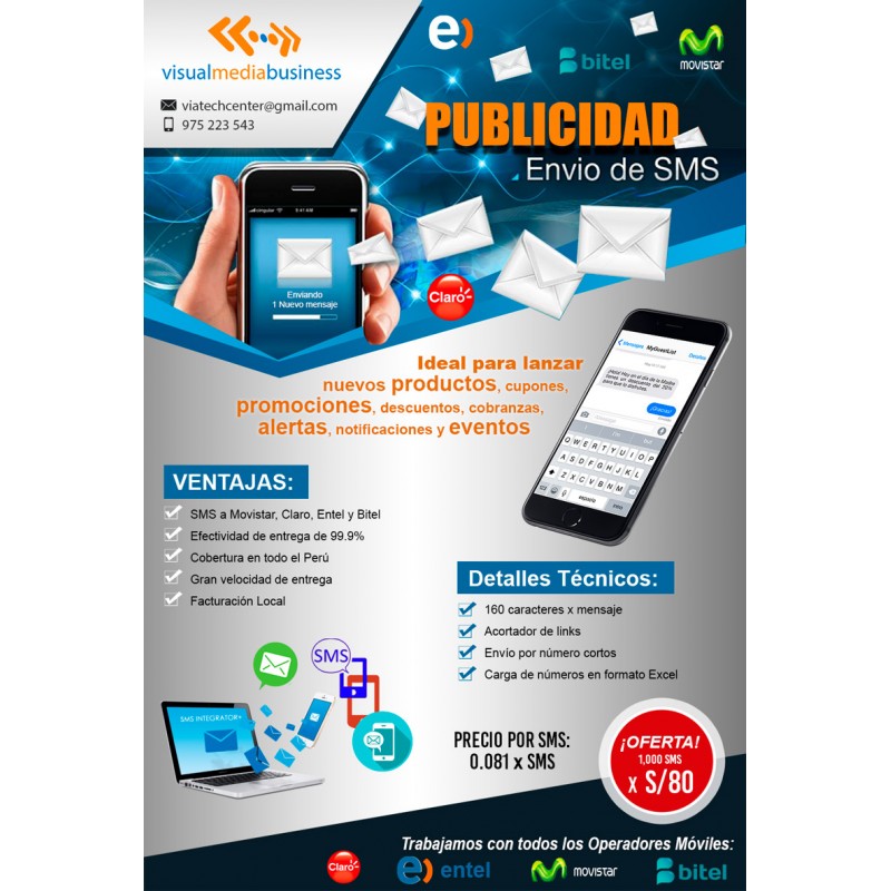 Publicidad SMS - Viawebcenter